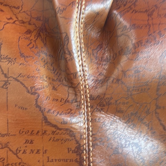 Patricia Nash Napoli Shoulder Bag Floral Map Print - Picture 9 of 12